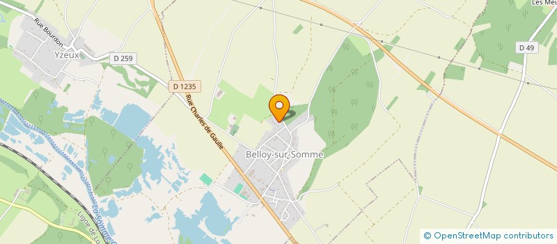 localisation de l'entreprise SCI LES MURAILLES  BELLOY-SUR-SOMME