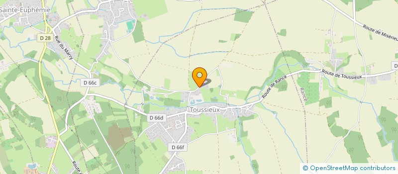 localisation de l'entreprise SCI LES MURES  TOUSSIEUX
