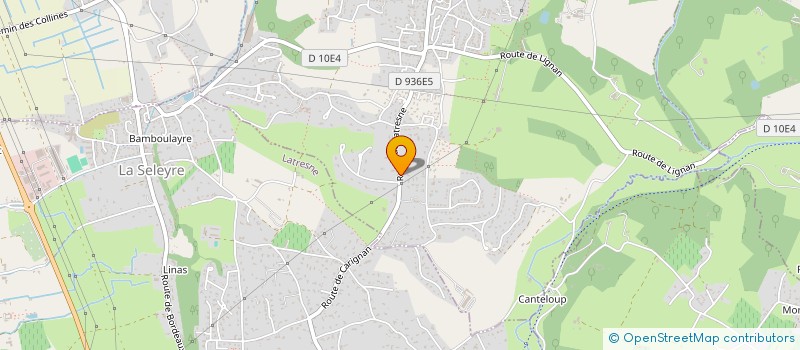 localisation de l'entreprise SCI LES MURIERS  CARIGNAN-DE-BORDEAUX