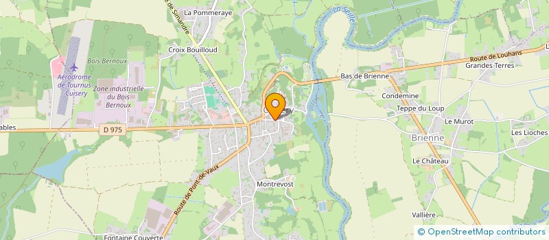 localisation de l'entreprise SCI LES MURIERS  CUISERY