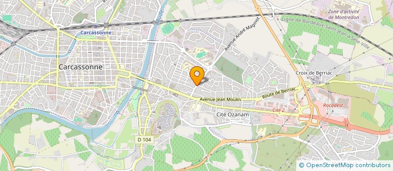 localisation de l'entreprise SCI LES MURIERS à CARCASSONNE