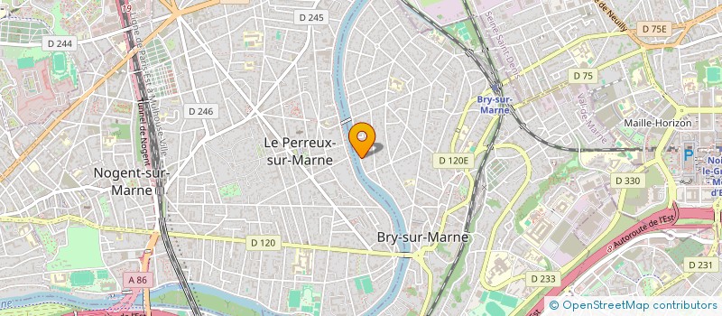 localisation de l'entreprise SCI LES MURIERS  BRY-SUR-MARNE
