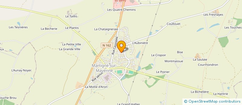 localisation de l'entreprise SCI LES MURIERS  MARTIGNE-SUR-MAYENNE