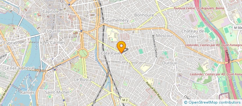 localisation de l'entreprise SCI LES MURIERS  TOULOUSE
