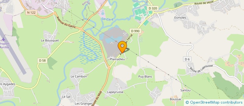 localisation de l'entreprise SCI LES MURIERS  ARPAJON-SUR-CERE