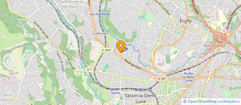 localisation de l'entreprise SCI LES MURIERS SAINT JOSEPH  TASSIN-LA-DEMI-LUNE