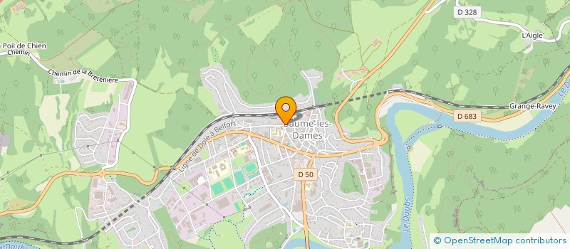 localisation de l'entreprise SCI LES MUROTS  BAUME LES DAMES