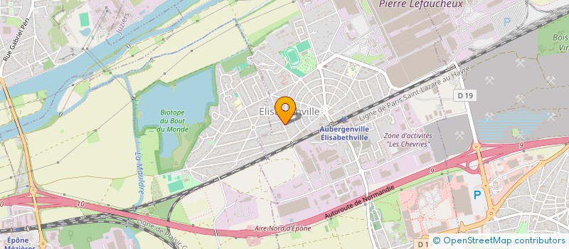 localisation de l'entreprise SCI LES MURS  AUBERGENVILLE