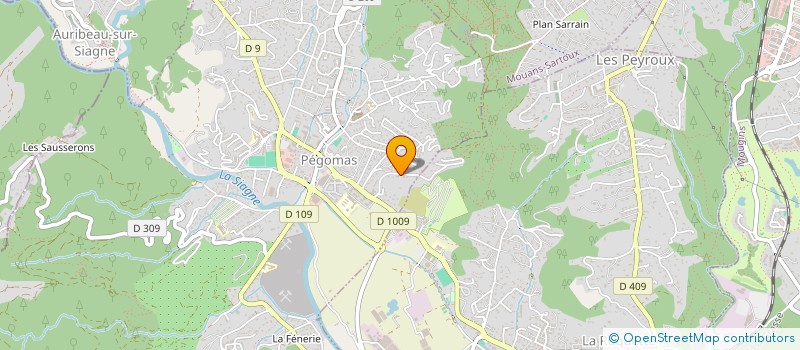 localisation de l'entreprise SCI LES MURS DE GRENELLE  PEGOMAS