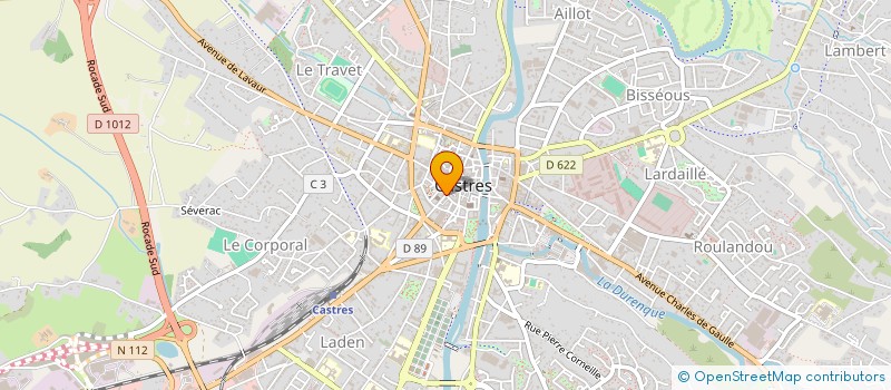 localisation de l'entreprise SCI LES MURS DE LA RENAISSANCE  CASTRES