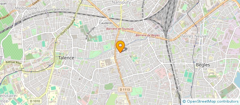 localisation de l'entreprise SCI LES MURS DE SAINT PROJET à BEGLES