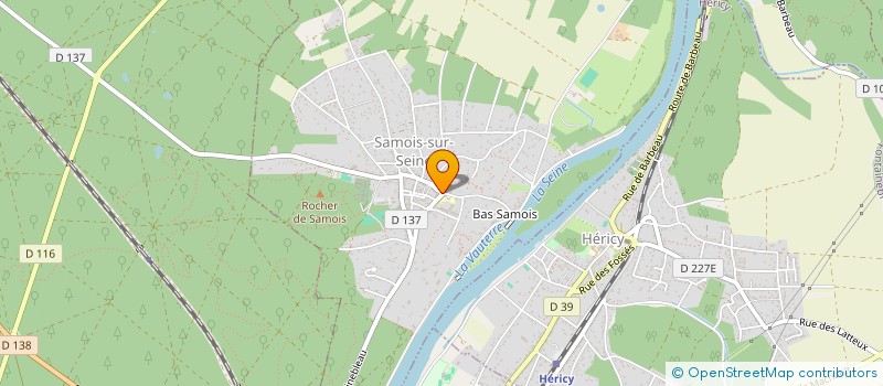 localisation de l'entreprise SCI LES MUSARDISES  SAMOIS-SUR-SEINE