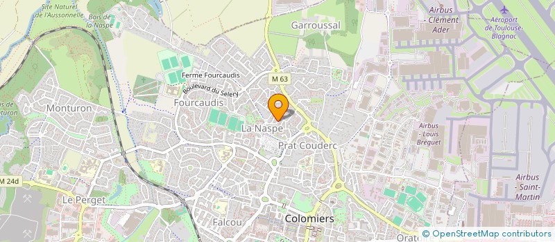 localisation de l'entreprise SCI LES MUTANTS à COLOMIERS