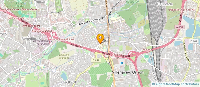 localisation de l'entreprise SCI LES MUTINES à VILLENAVE-D'ORNON