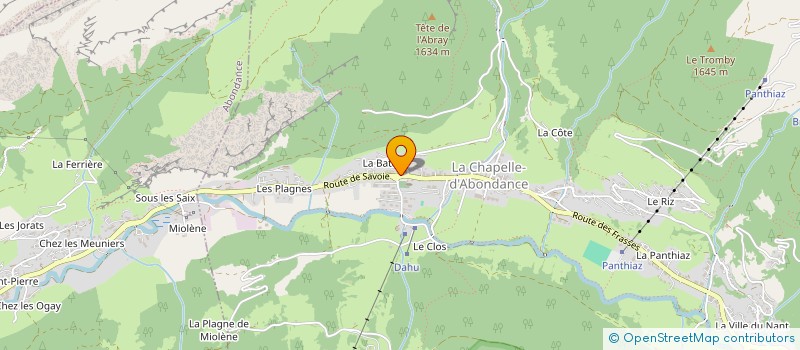 localisation de l'entreprise SCI LES MUVERANS  LA CHAPELLE-D'ABONDANCE