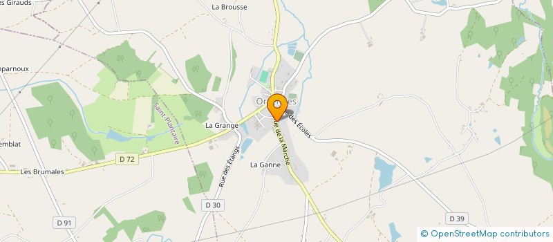 localisation de l'entreprise SCI LES MUZARDS à ORSENNES