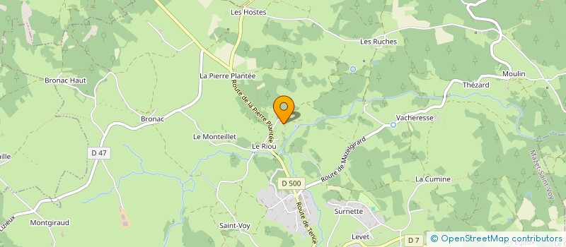 localisation de l'entreprise SCI LES MYOSOTIS  MAZET-SAINT-VOY