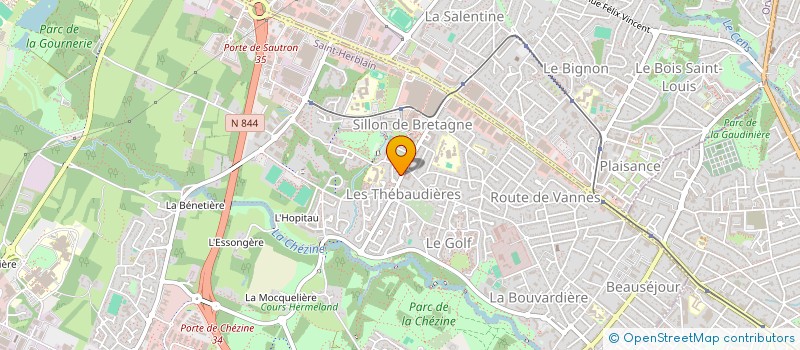 localisation de l'entreprise SCI LES MYOSOTIS  SAINT-HERBLAIN