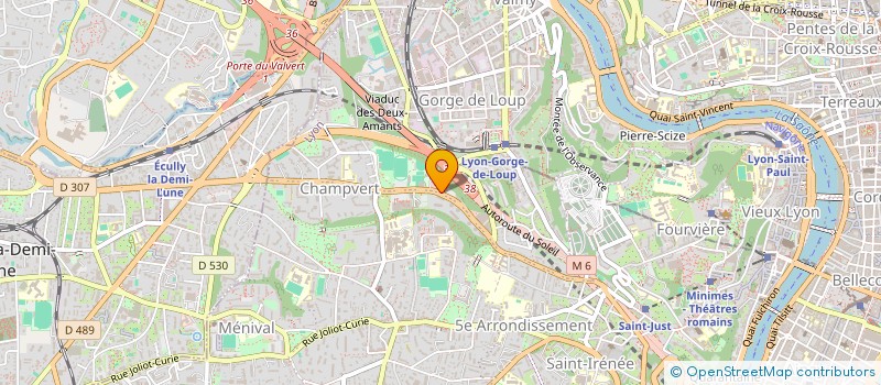 localisation de l'entreprise SCI LES MYOSOTIS  LYON