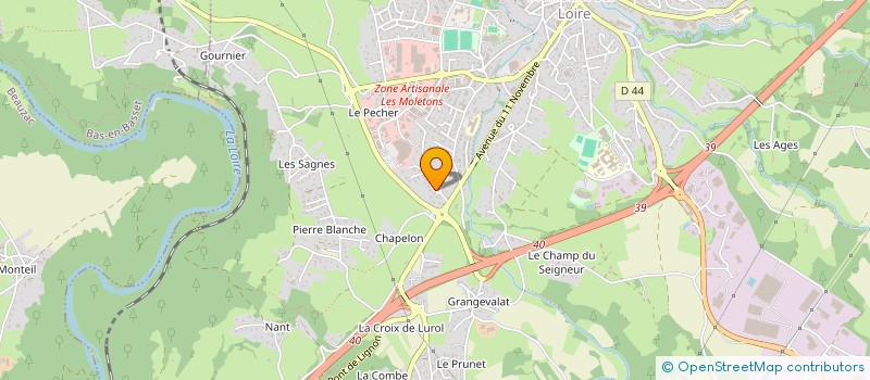 localisation de l'entreprise SCI LES MYOSOTIS  MONISTROL-SUR-LOIRE