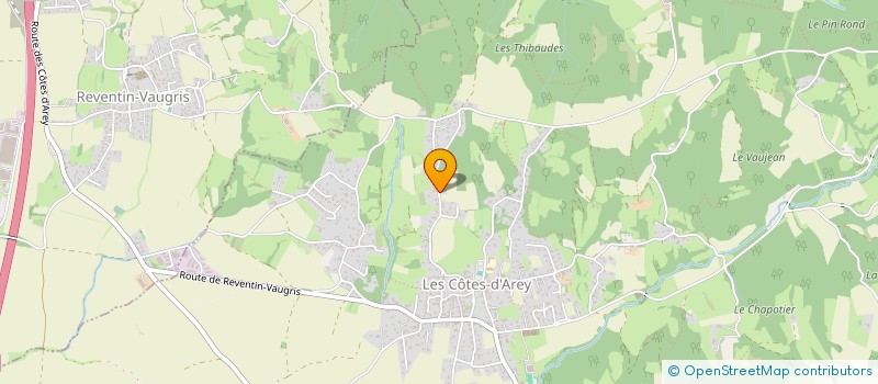 localisation de l'entreprise SCI LES MYOSOTIS  LES COTES-D'AREY