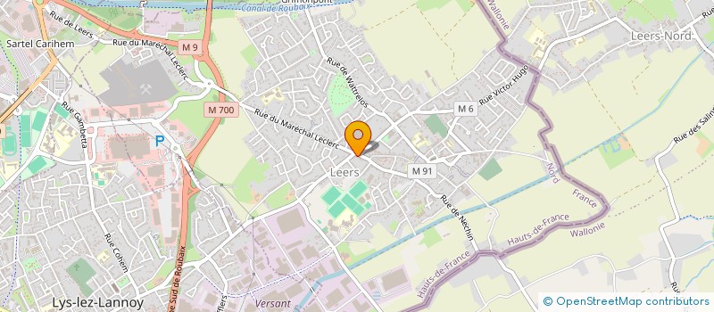 localisation de l'entreprise SCI LES MYOSOTIS ET LILAS  LEERS