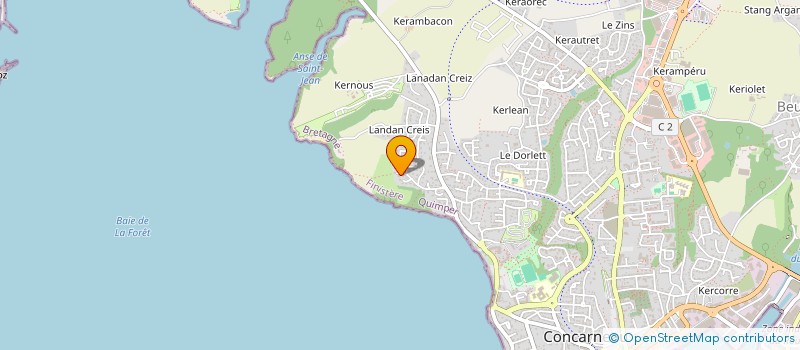 localisation de l'entreprise SCI LES MYRTES  CONCARNEAU