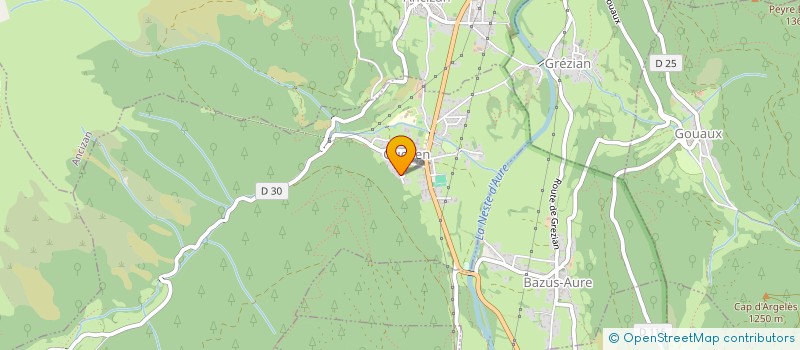 localisation de l'entreprise SCI LES MYRTILLES  ARREAU