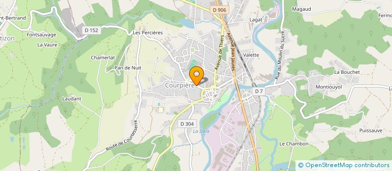 localisation de l'entreprise SCI LES MYRTILLES à COURPIERE