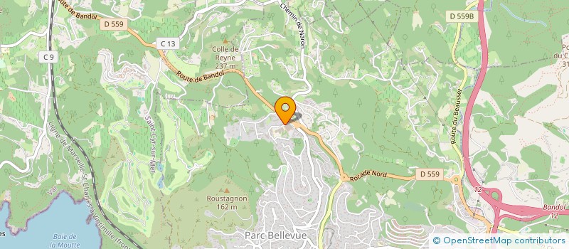 localisation de l'entreprise SCI LES MYRTILLES  BANDOL