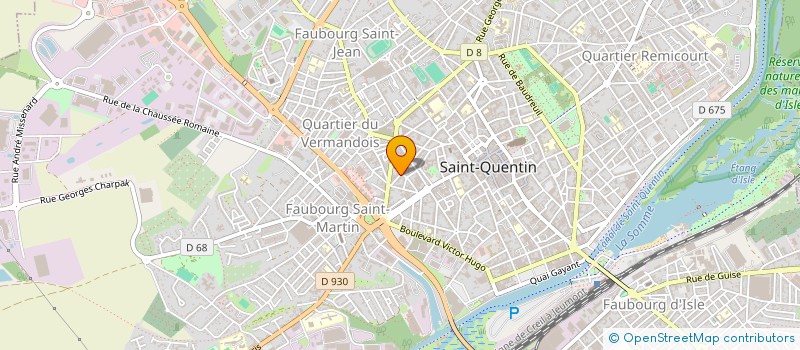 localisation de l'entreprise SCI LES MYRTILLES à SAINT-QUENTIN