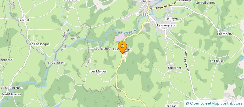 localisation de l'entreprise SCI LES NADAUDS à FURSAC