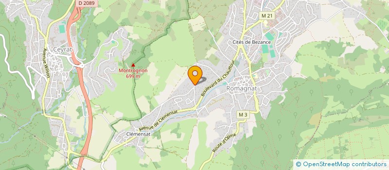 localisation de l'entreprise SCI LES NARCISSES  ROMAGNAT