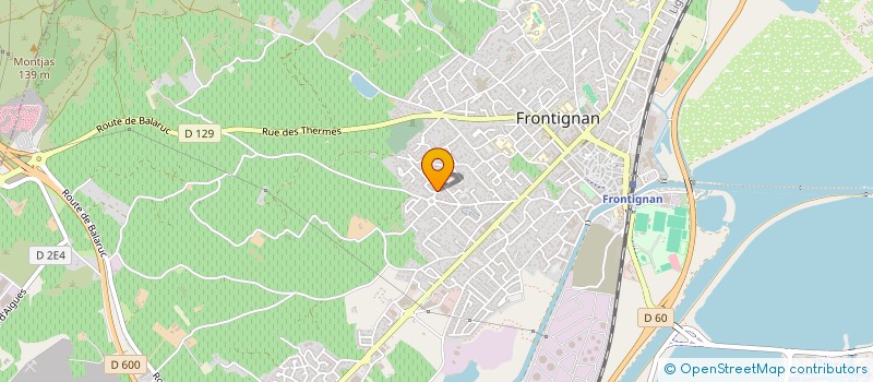 localisation de l'entreprise SCI LES NARCISSES II à FRONTIGNAN