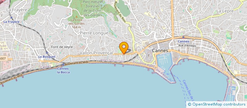 localisation de l'entreprise SCI LES NARRONS à CANNES