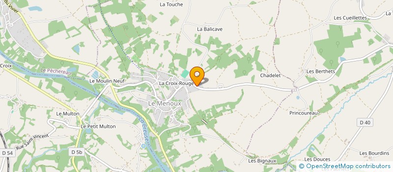 localisation de l'entreprise SCI LES NARRONS à LE MENOUX
