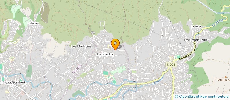 localisation de l'entreprise SCI LES NAUDINS  PLAN DE CUQUES