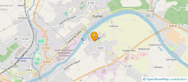 localisation de l'entreprise SCI LES NAUZES  MONTAYRAL