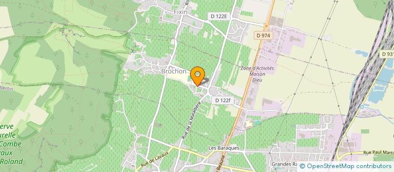 localisation de l'entreprise SCI LES NAZOIRES  BROCHON