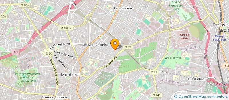 localisation de l'entreprise SCI LES NEFLIERS à MONTREUIL