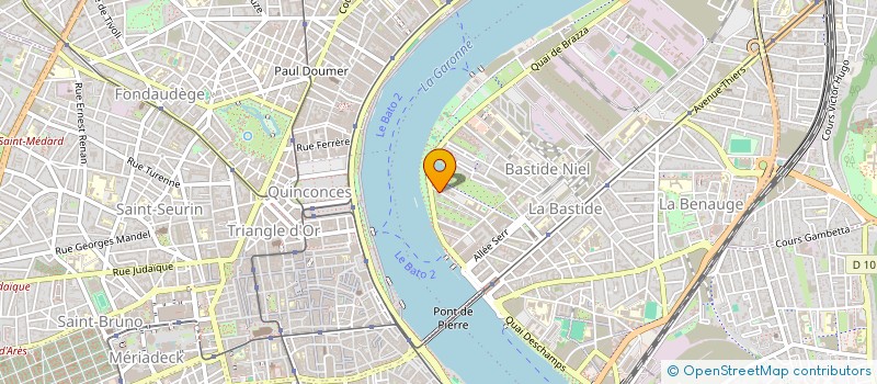 localisation de l'entreprise SCI LES NEFLIERS  BORDEAUX