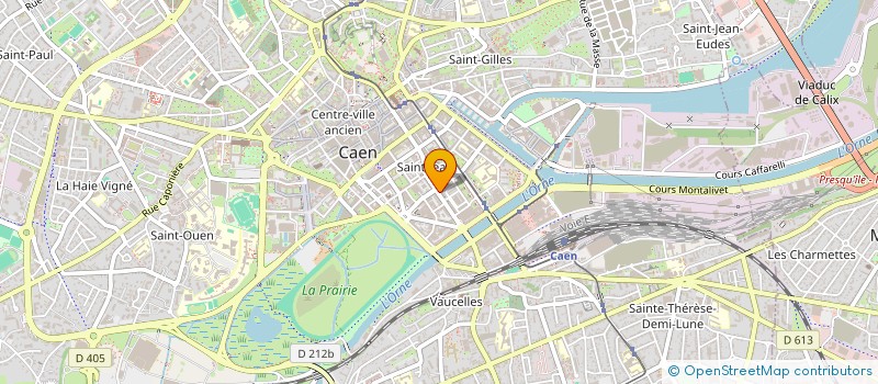 localisation de l'entreprise SCI LES NEGOCIATEURS à CAEN