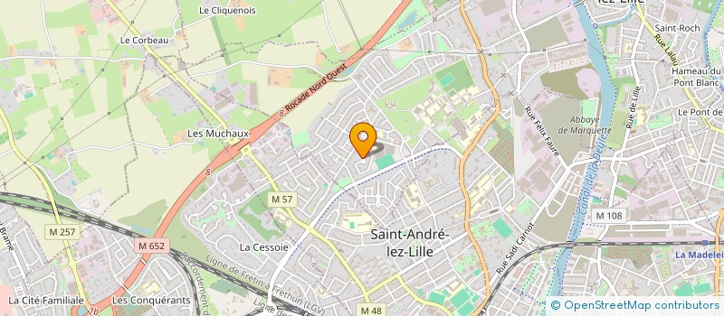 localisation de l'entreprise SCI LES NEIGES D'ANCRE  MARQUETTE-LEZ-LILLE