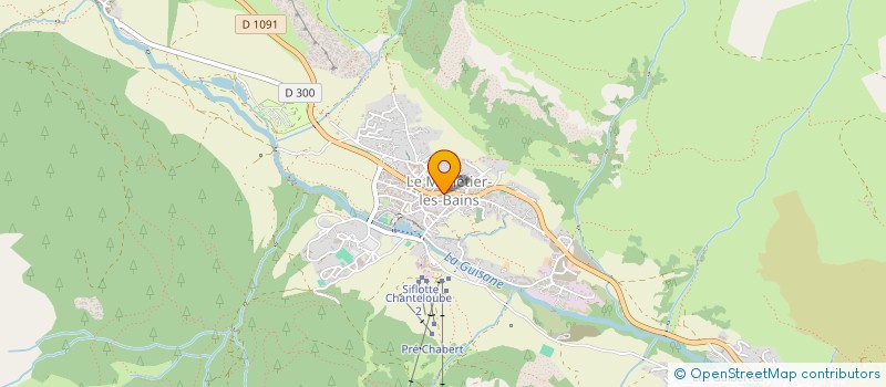 localisation de l'entreprise SCI LES NEIGES D'OR à LE MONETIER-LES-BAINS