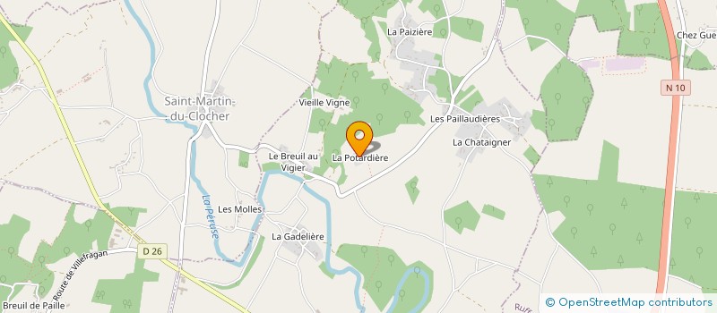 localisation de l'entreprise SCI LES NENUPHARS à BERNAC