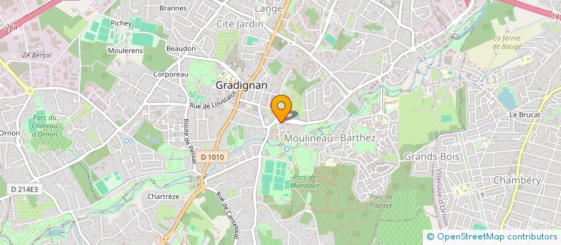 localisation de l'entreprise SCI LES NENUPHARS  GRADIGNAN