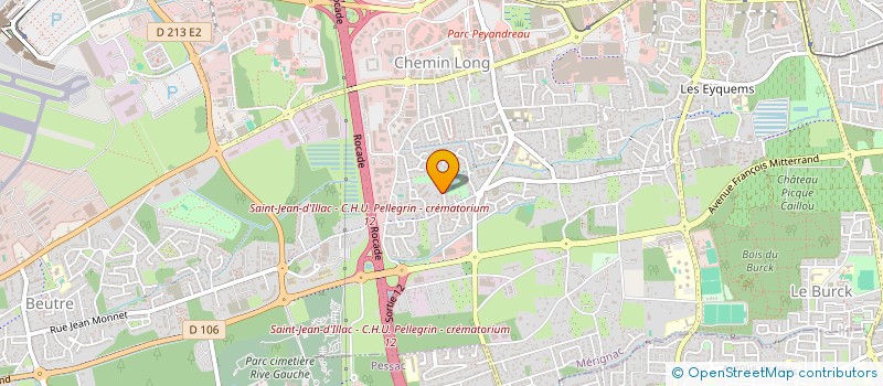 localisation de l'entreprise SCI LES NERPS à MERIGNAC