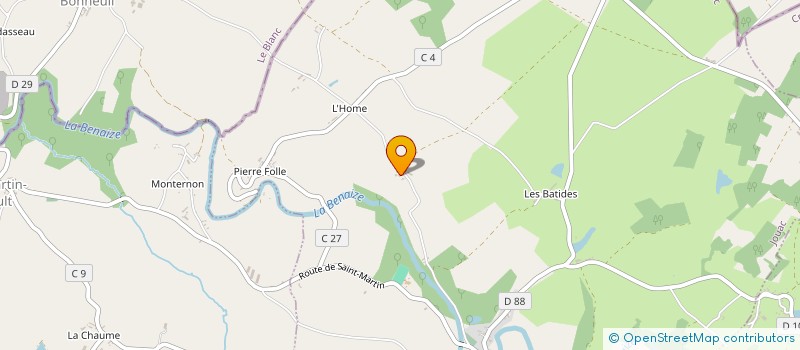 localisation de l'entreprise SCI LES NEUF FONTAINES à JOUAC