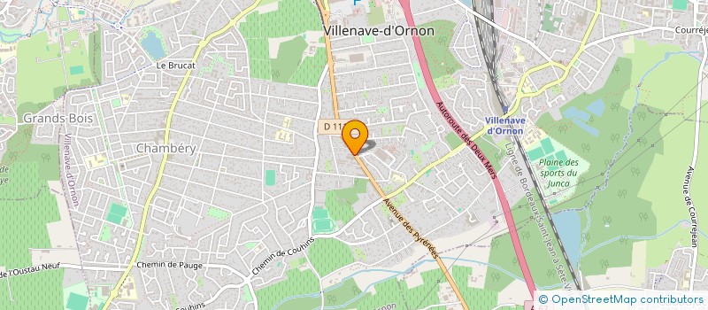 localisation de l'entreprise SCI LES NIVANDES à VILLENAVE-D'ORNON