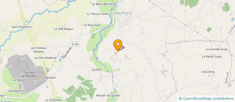 localisation de l'entreprise SCI LES NOES  LAMBALLE-ARMOR